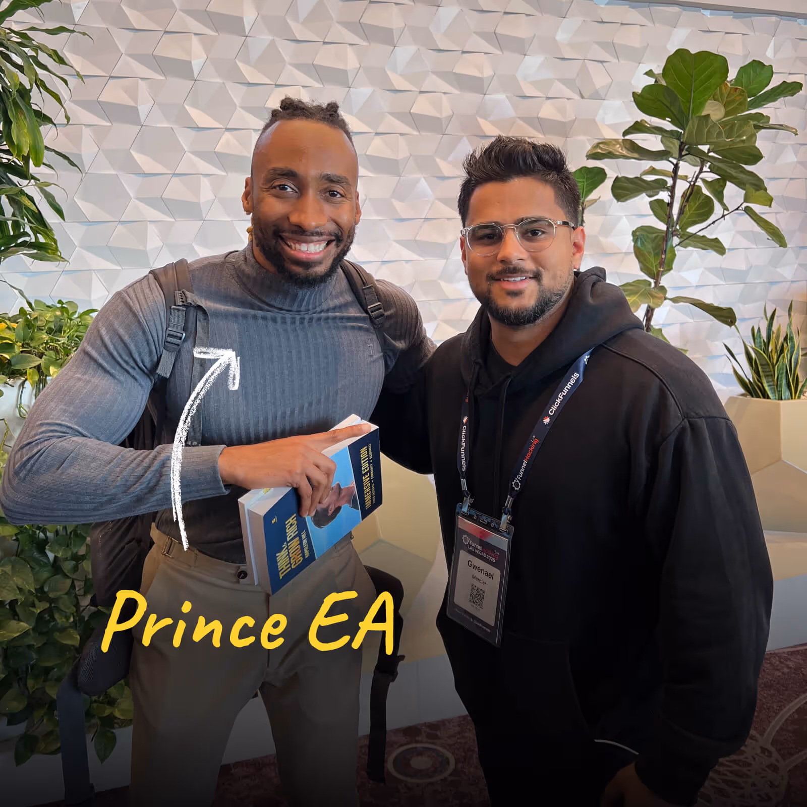 Gwen avec Prince EA